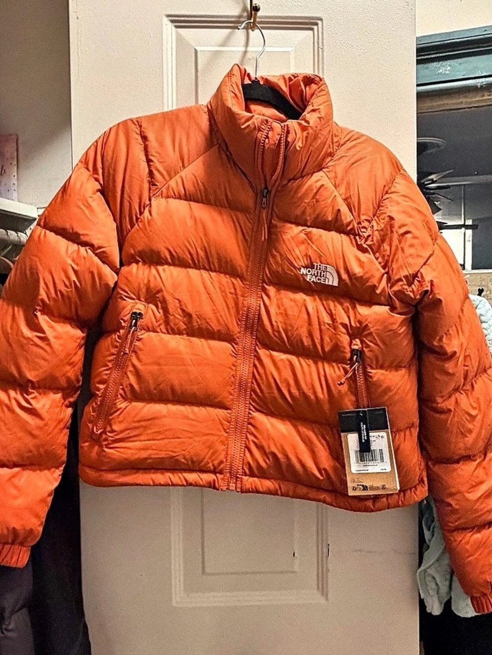North Face Hydrenalite Down Jacket in Mars Dust orange